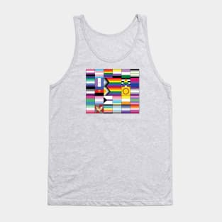 Pride Flag Quilt Tank Top